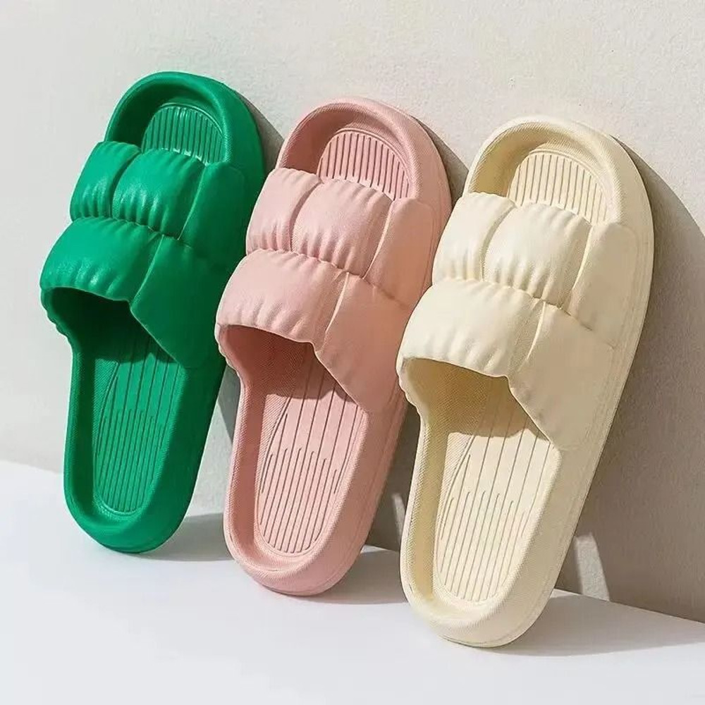 Soft Bottom NonSlip Slippers For Men And Women Summer Indoor And Bathroom Sandals 5