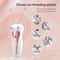 Electric Body Hair Remover Cotton Thread Epilator With Rechargeable Battery And LED Light 6