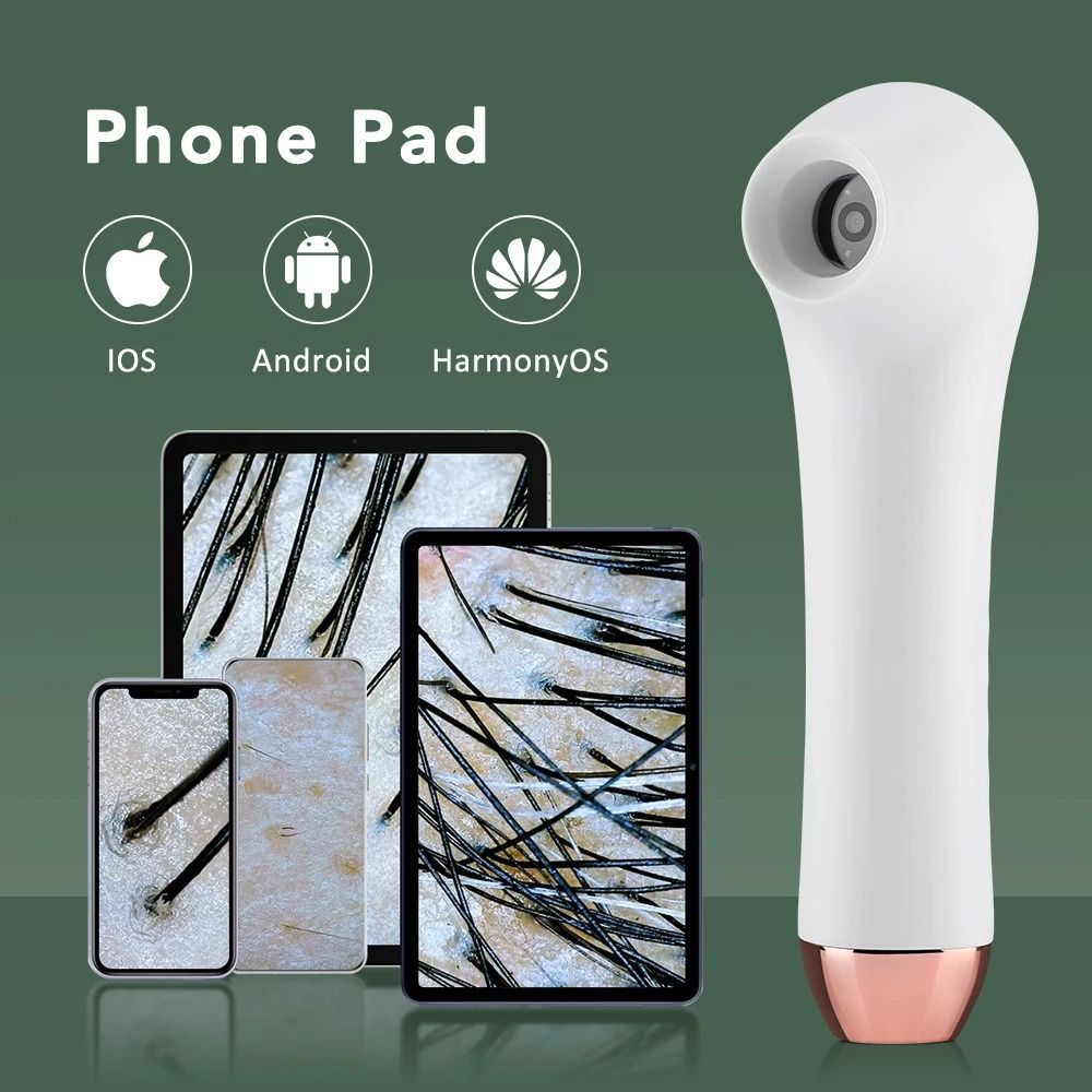 Multifunctional Scalp And Skin Hair Follicle Detector With HD Visual Analyzer And PhoneTablet Conne 4