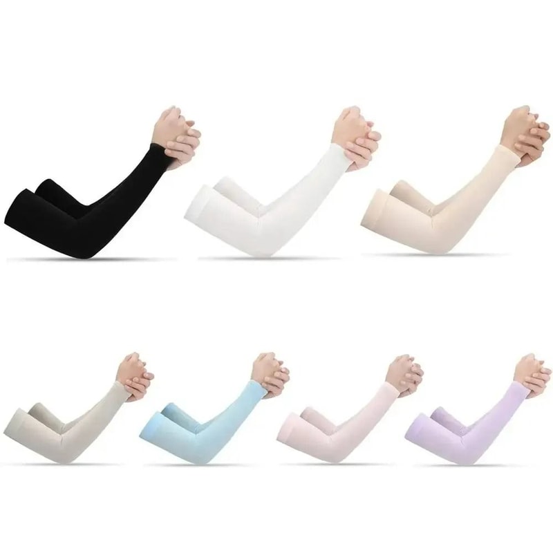 Unisex UV Protection Arm Sleeves Cooling Sports Sleeve Warmers For Outdoor Activities 4