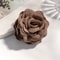 Cotton Rose Flower Hair Claw Clip 16 Colors Medium Size Shark Clamp For Women 12