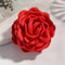 Cotton Rose Flower Hair Claw Clip 16 Colors Medium Size Shark Clamp For Women 15