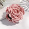 Cotton Rose Flower Hair Claw Clip 16 Colors Medium Size Shark Clamp For Women 8