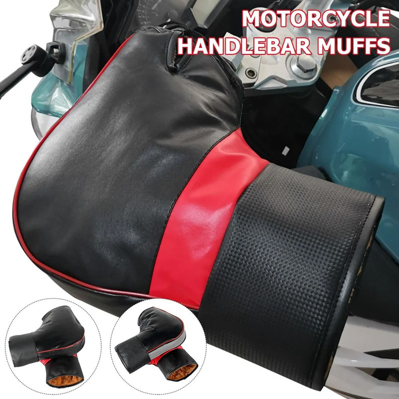 Motorcycle Handlebar Muffs Waterproof Winter Hand Warmers 2