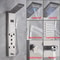 LED Rainfall Shower Panel With Digital Display And Massage Jets 0