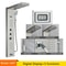 LED Rainfall Shower Panel With Digital Display And Massage Jets 7