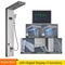LED Rainfall Shower Panel With Digital Display And Massage Jets 20