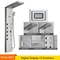 LED Rainfall Shower Panel With Digital Display And Massage Jets 23
