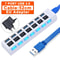 USB Hub Expander With Multiple Ports And Power Switch For PC Accessories 11
