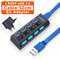USB Hub Expander With Multiple Ports And Power Switch For PC Accessories 14