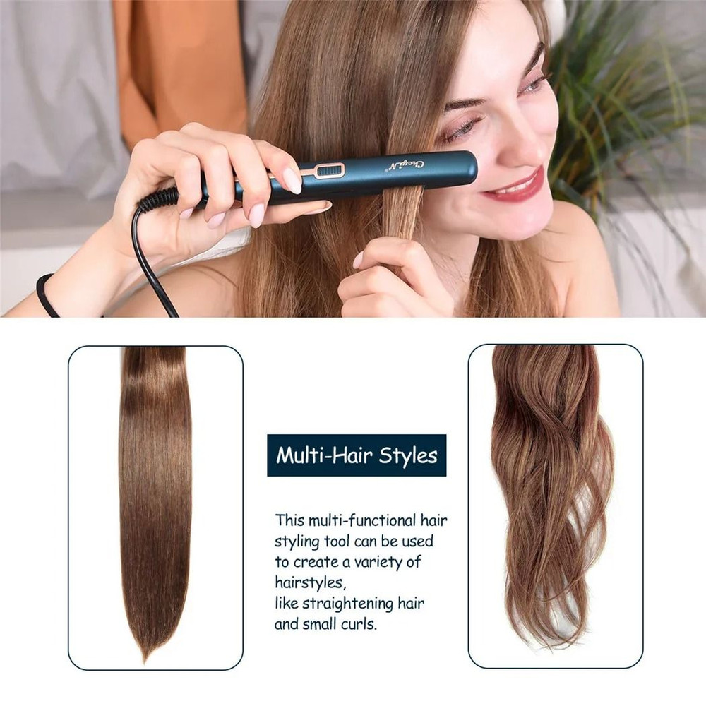 Mini Hair Straightener And Curler 2in1 Portable Flat Iron 3