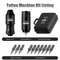 Wireless Tattoo Kit With Rocket Rotary Pen Power Supply And Full Accessories 6