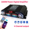 1600W Digital 4Channel Bluetooth Audio Amplifier With FM Radio And Remote Control 1
