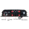 1600W Digital 4Channel Bluetooth Audio Amplifier With FM Radio And Remote Control 3