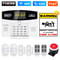 Smart WiFi GSM 4G Home Security Alarm System With Motion Sensor And LCD Display 9