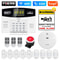 Smart WiFi GSM 4G Home Security Alarm System With Motion Sensor And LCD Display 16