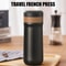 Stainless Steel French Press Coffee Maker With DoubleLayer Filter And Vacuum Insulation 1