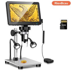 digital microscope 1200x magnification with hd usb and led lights