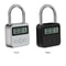 Multifunctional LCD Display Time Lock Waterproof USB Rechargeable Smart Timer Padlock For Travel An 5