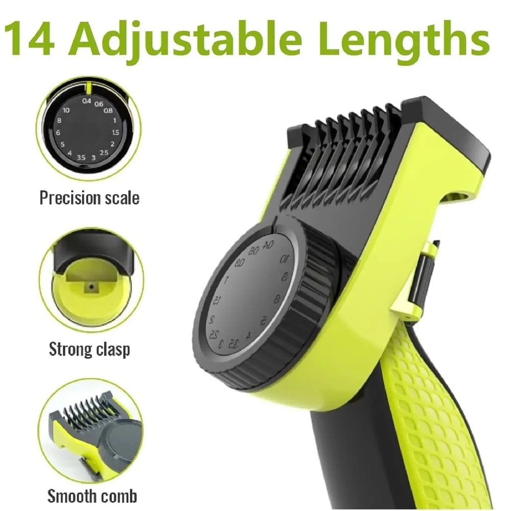 Adjustable Guide Comb Attachment For Oneblade Shaver 14 Length Settings 3