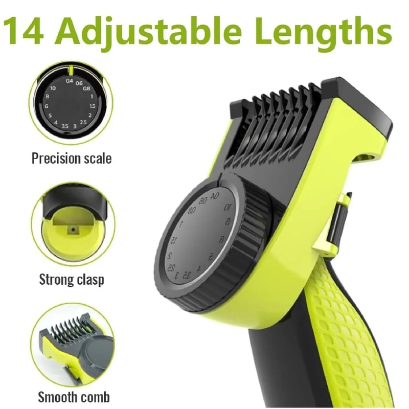 Adjustable Guide Comb Attachment For Oneblade Shaver 14 Length Settings 3