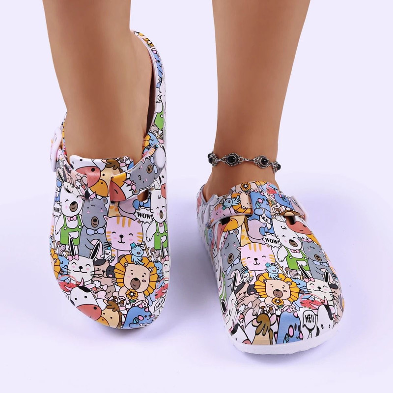 Women Flat Indoor Slippers With Soft EVA Soles And Adjustable Strap 3