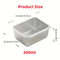 6 Piece Stainless Steel Food Storage Containers With Lids Stackable Leakproof Set 1