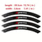 Wheel Eyebrow AntiCollision Strips Carbon Fiber Decorative AntiScratch Stickers 6