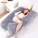 Pregnancy Pillow Full Body Maternity Support For Sleeping And Nursing 0