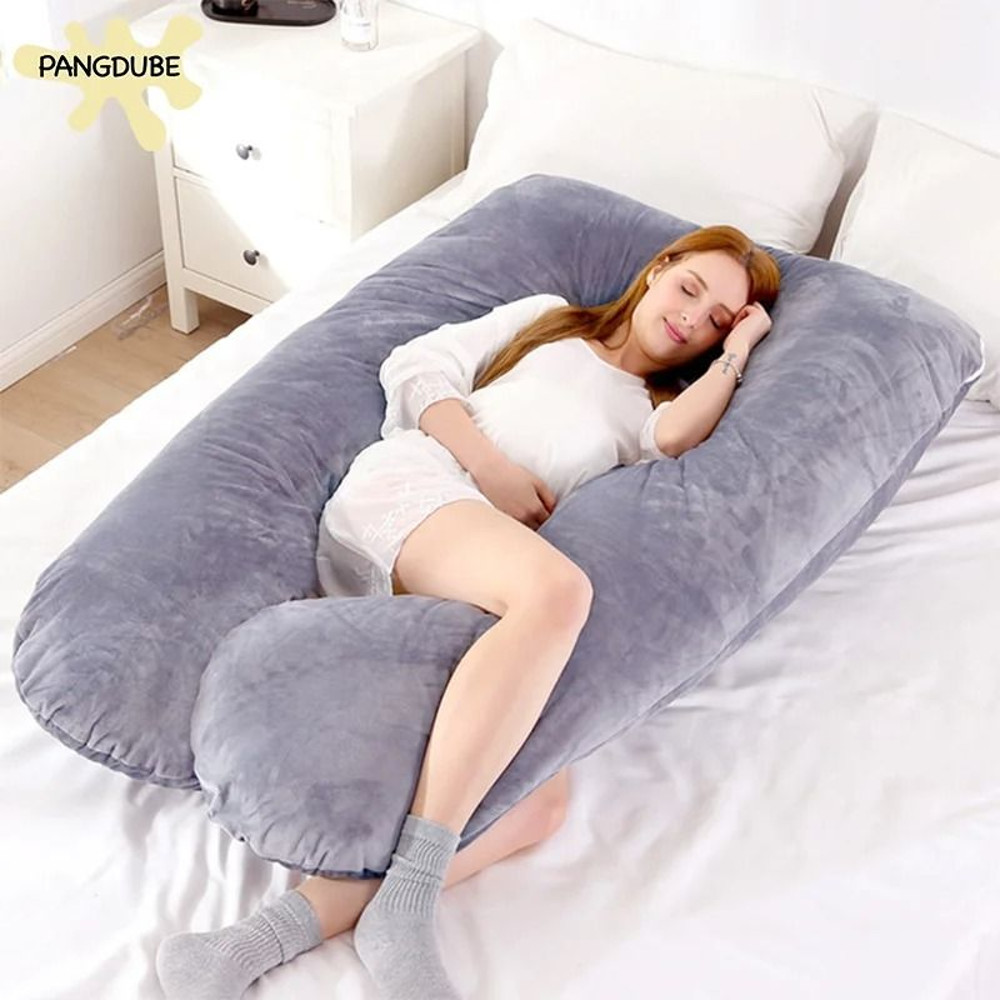 Pregnancy Pillow Full Body Maternity Support For Sleeping And Nursing 1