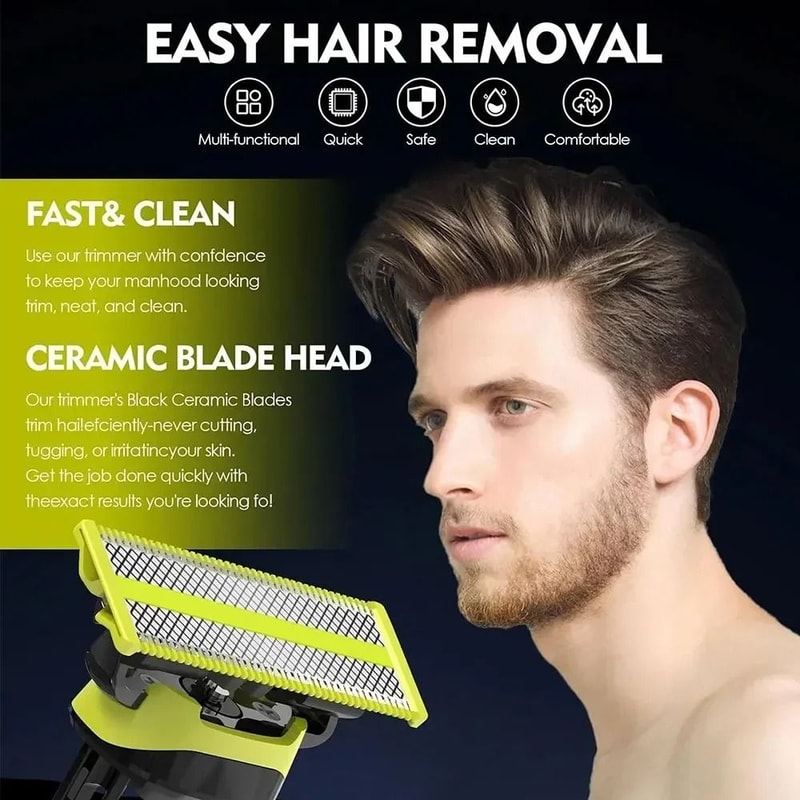 Replacement Shaver Head For Philips OneBlade Hybrid Electric Beard Trimmer 2