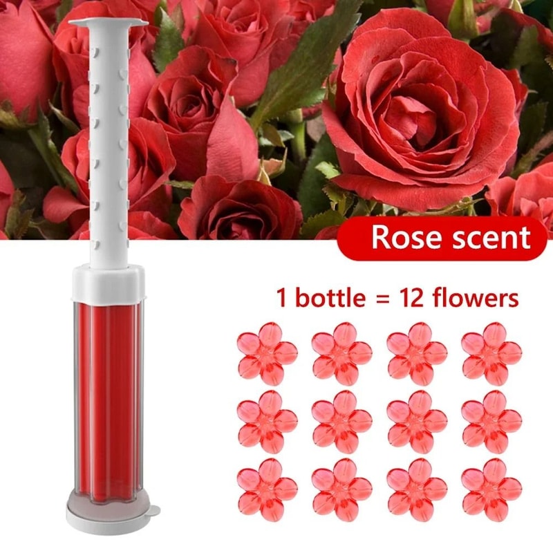 Toilet Cleaner Gel Odor Remover With Floral Scents LongLasting Aromatic Toilet Gel 6