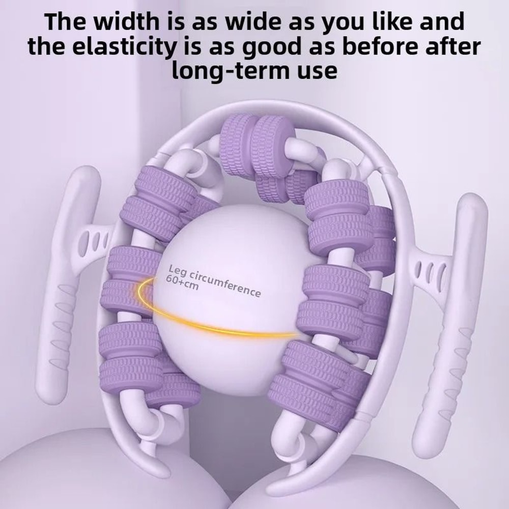 28 Wheel Leg Clamp Massager Body Slimming Roller For Muscle Relaxation And Pain Relief 5