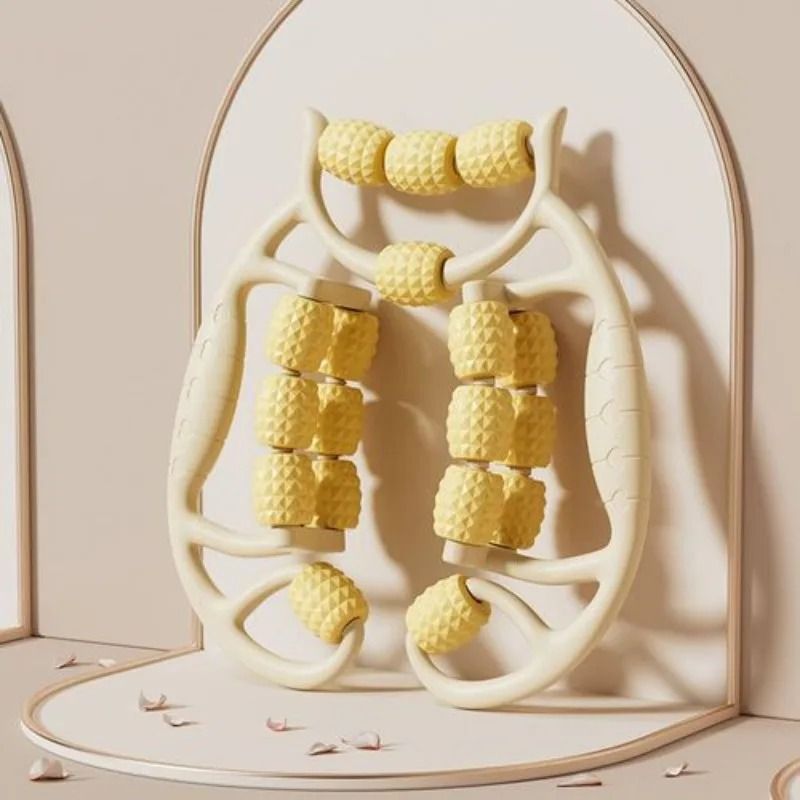 28 Wheel Leg Clamp Massager Body Slimming Roller For Muscle Relaxation And Pain Relief 11