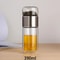 420ml Tea Water Bottle High Borosilicate Glass Double Layer Tea Cup Infuser Tumbler With Tea Filter 8