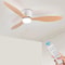 Ceiling Fan With Light 6 Speed Reversible DC Motor 3 Color Modes Remote Control Easy Install Black 9