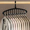 Folding Multi Hole Clothes Hanger Space Saving Closet Organizer 3