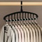Folding Multi Hole Clothes Hanger Space Saving Closet Organizer 3