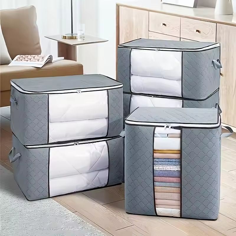 Extra Large Storage Bag With Handles And Window For Clothes And Quilts 6