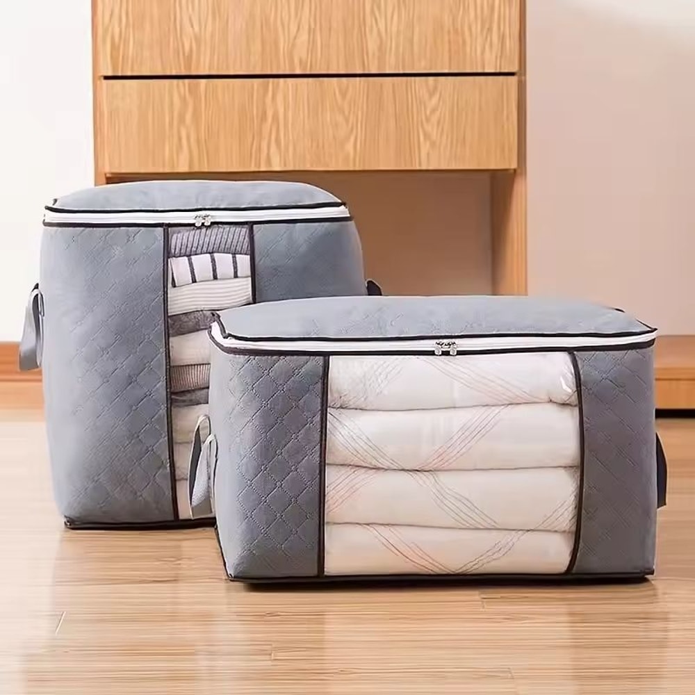 Extra Large Storage Bag With Handles And Window For Clothes And Quilts 7