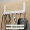 Over The Door Rack With 6 Hooks For Clothes Coats Hats And Towels 7