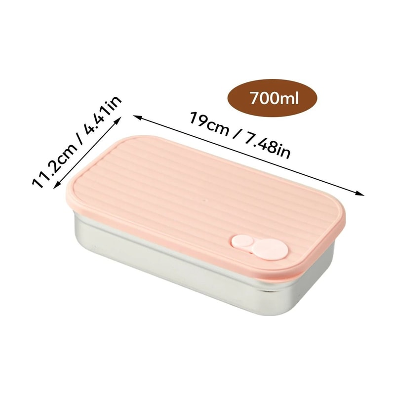 Portable Stainless Steel Lunch Box LeakProof Bento Container For Kids And Adults 9