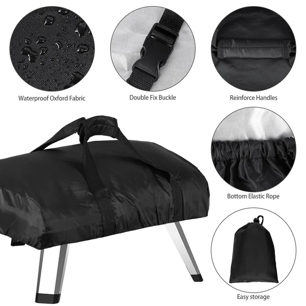 Waterproof Pizza Oven Cover Outdoor Protective Grill Case For 12  16 Inch Ovens 3