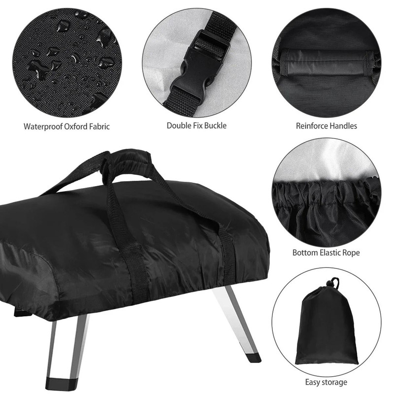 Waterproof Pizza Oven Cover Outdoor Protective Grill Case For 12  16 Inch Ovens 3