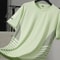 Mens Running TShirt Quick Dry Ice Silk Fitness Top With Reflective Print Breathable Short Sleeve U 20