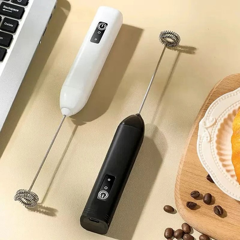 Electric Milk Frother Handheld Portable Coffee Foamer Egg Beater And Mini Blender For Home And Tra 4