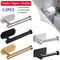 Adhesive Stainless Steel Toilet Paper Holder PunchFree Bathroom And Kitchen Towel Rack 1