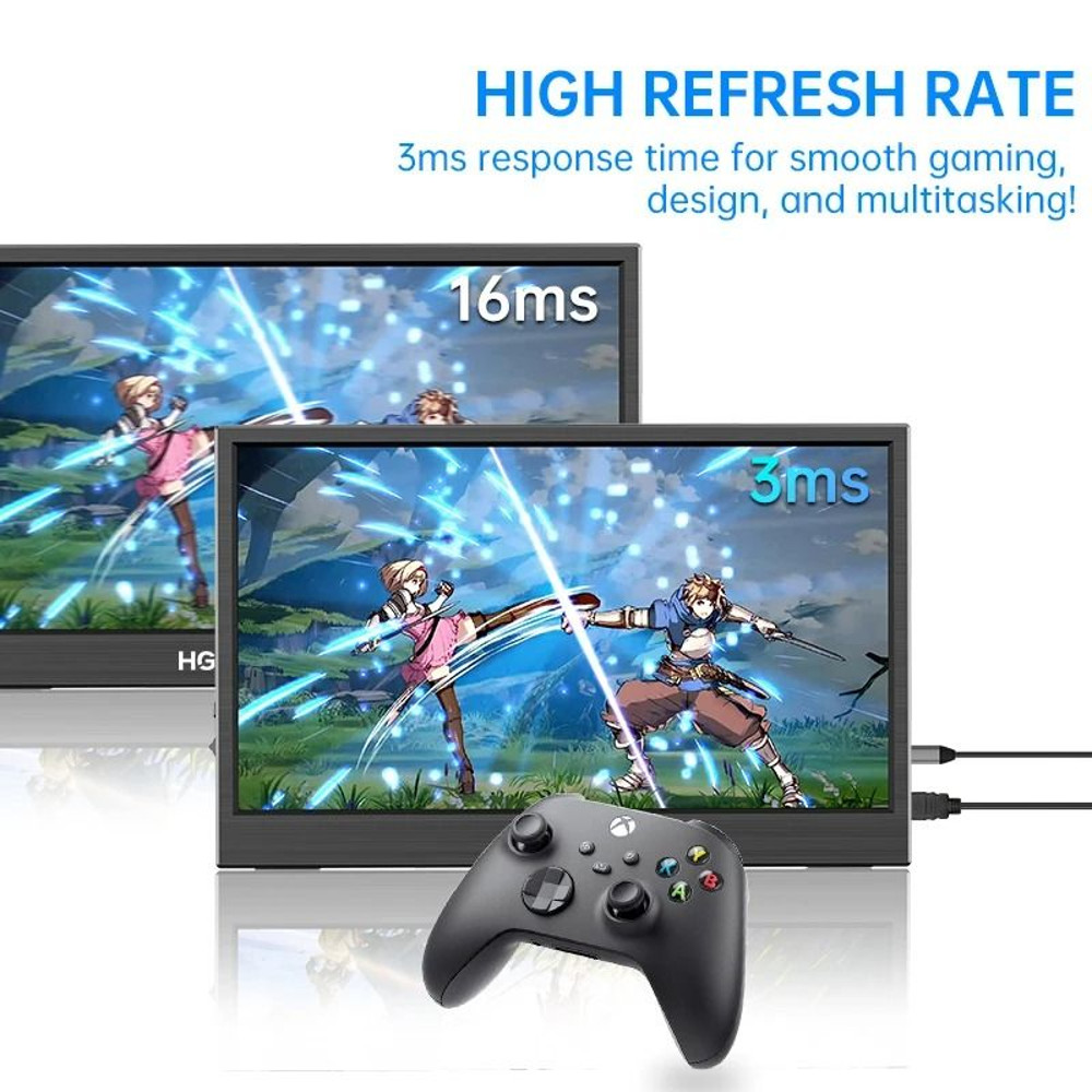 116 Inch Portable Monitor 768P Display Laptop Screen With HDMI For Gaming And Work 1