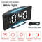 Digital LED Alarm Clock With Large Mirror Display And Noiseless Design 3