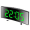 Digital LED Alarm Clock With Large Mirror Display And Noiseless Design 12